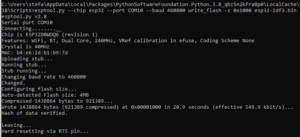 flashen eines MicroPython Artefakten auf den ESP32