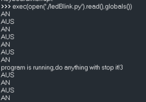 Meldung auf der Konsole beim starten eines Programms während bereits eines ausgeführt wird.