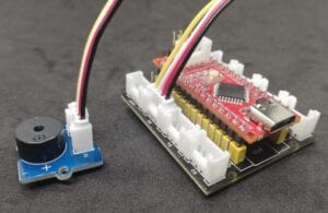 aktives Piezo Buzzer Shield am Seeduino Nano