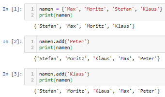Python3 - Datenstrukturen