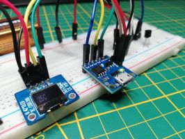 Temperatursensor LM35DZ am DigiSpark ATtiny85