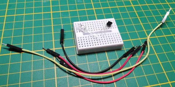 elektronische Komponenten für den Aufbau eines Infrarotsenders am Ardunio UNO