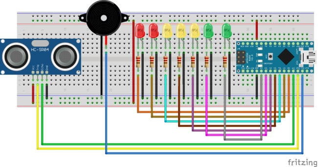 Aufbau der Schaltung - 