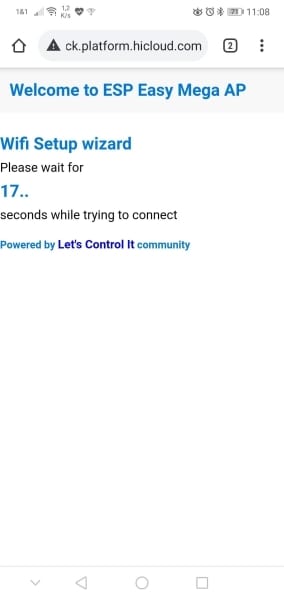 Abschluß der Konfiguration