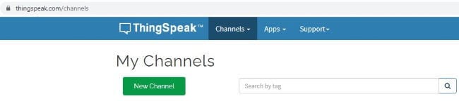 ThingSpeak - New Channel