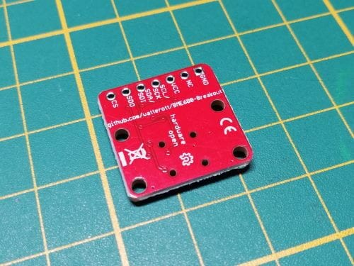 Rückseite des Sensors BME680