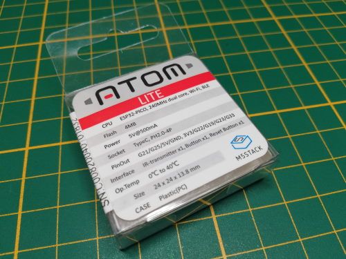 technische Daten des M5Stack - ATOM Lite