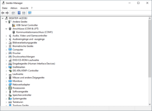 USB Gerät einrichtet aber trotzdem nicht korrekt erkannt