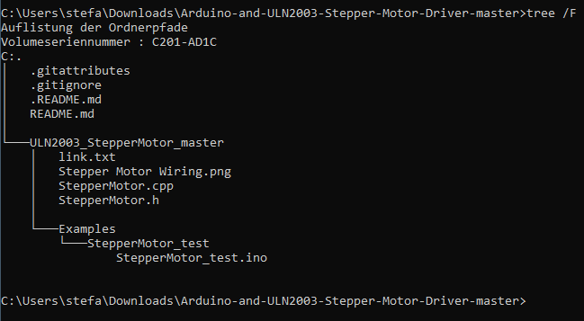 Aufbau eines *.zip Exports aus GitHub