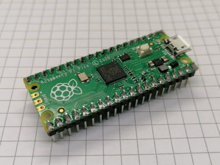 fertiges PI Pico Board mit montierten Stiftleisten