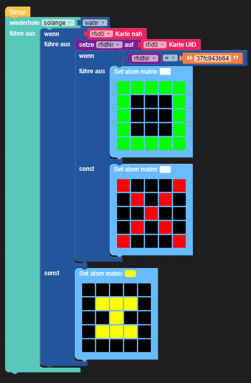 UI Flow - einfaches Beispiel mit RFID UNIT