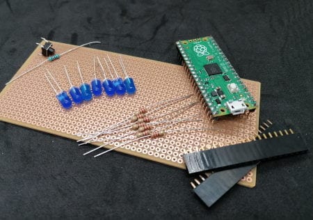 elektrische Bauteile für den LED Würfel