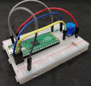 Raspberry PI Pico - Taster mit Pulldown Widerstand