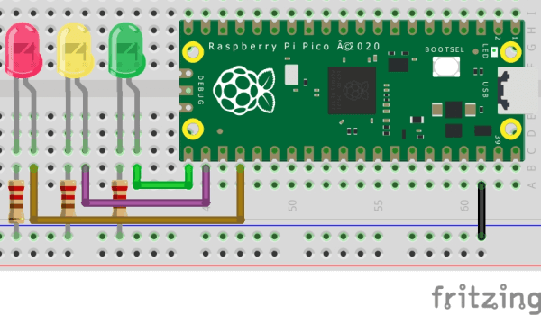 Aufbau der Ampelschaltung 