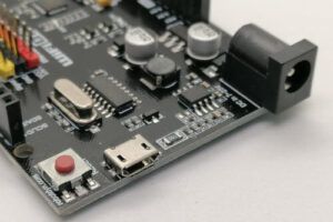 Anschlüsse am Microcontroller
