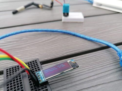 Arduino Nano V3 mit DHT11 Sensor & OLED Display 