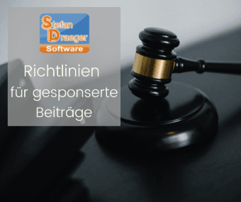Richtlinien für gesponserte Beiträge auf meinem Blog