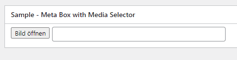 eine einfache Meta Box in WordPress