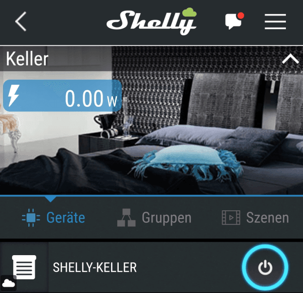 Shelly1 - aktiviert