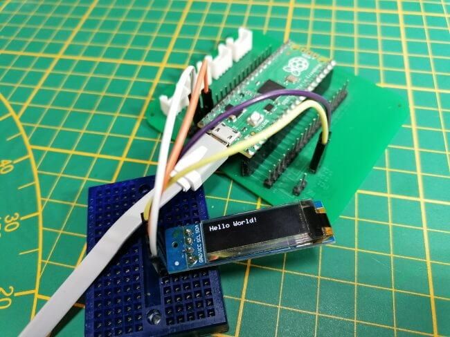 Raspberry Pi Pico mit OLED Display