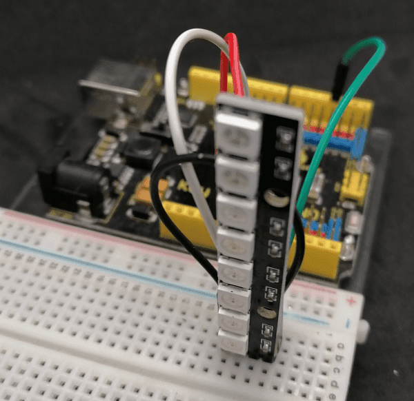 Schaltung - LED Stripe am Arduino UNO R3