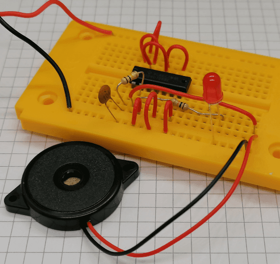 Aufbau der Schaltung für einen 
