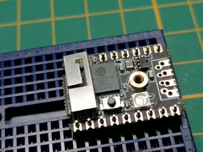 M5Stamp Pico auf Breadboard