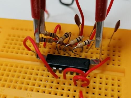 wechsel des CMOS Bausteins mit einer IC Zange