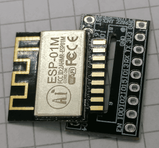 Markierung für GND auf dem ESP-01M