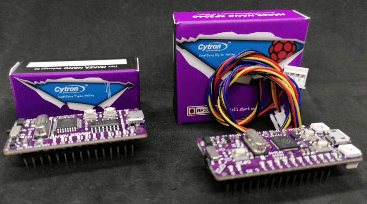 Lieferumfang der Mikrocontroller MAKER NANO & MAKER NANO RP2040