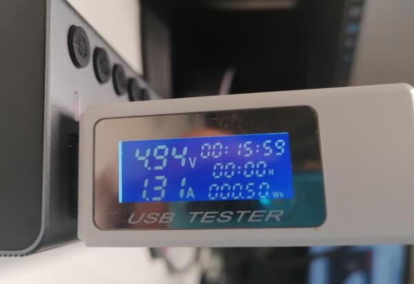 max. Energieverbrauch Screenbar Halo