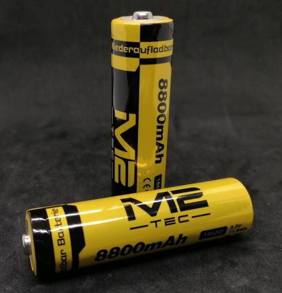 LiIon Batterie 18650 mit 8800mAh Leistung