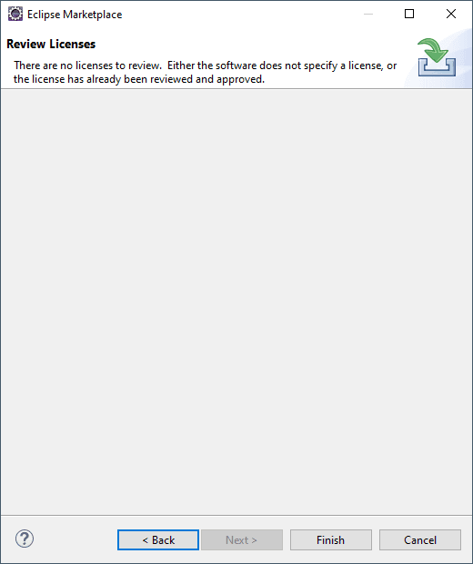 bestätigen der Lizenz für die 