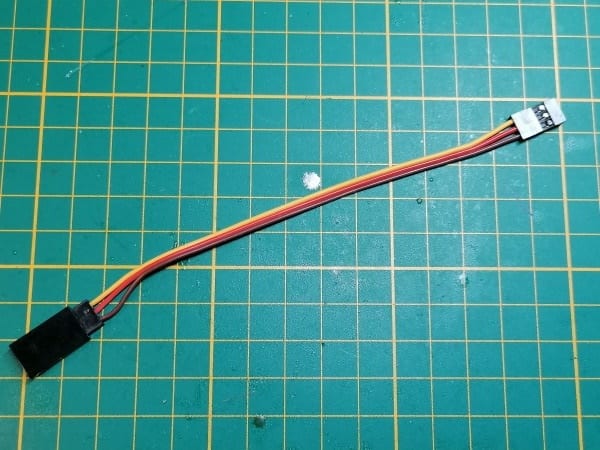 Anschlusskabel für den Servomotor