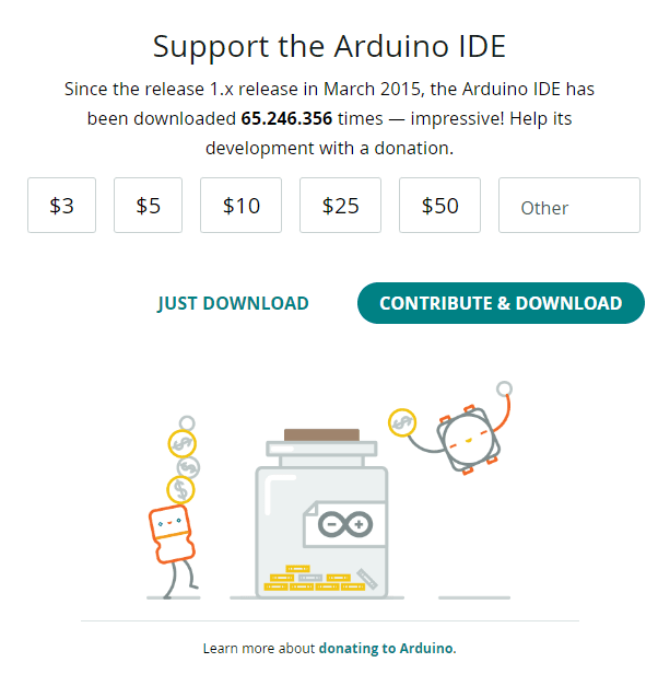 support Arduino Project before download