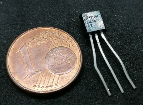 analog temperature sensor LM35DZ