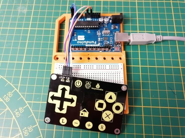 Mikrocontroller Funduino UNO mit Touch Keypad KS0260 von Keyestudio