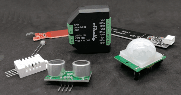 Shelly AddOn mit analogen & digitalen Sensoren