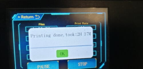 Druckdauer des Hutschienenadapters