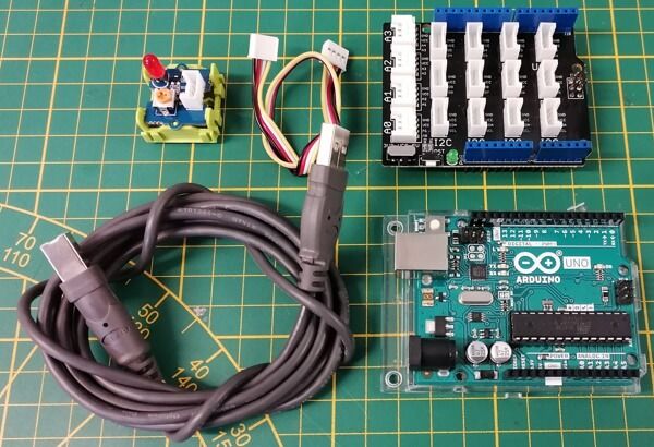 Bauteile für den Aufbau der Schaltung