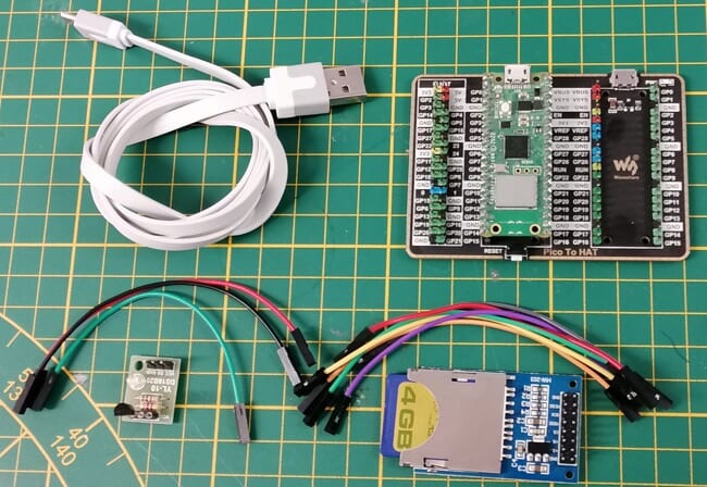Bauteile für die Schaltung