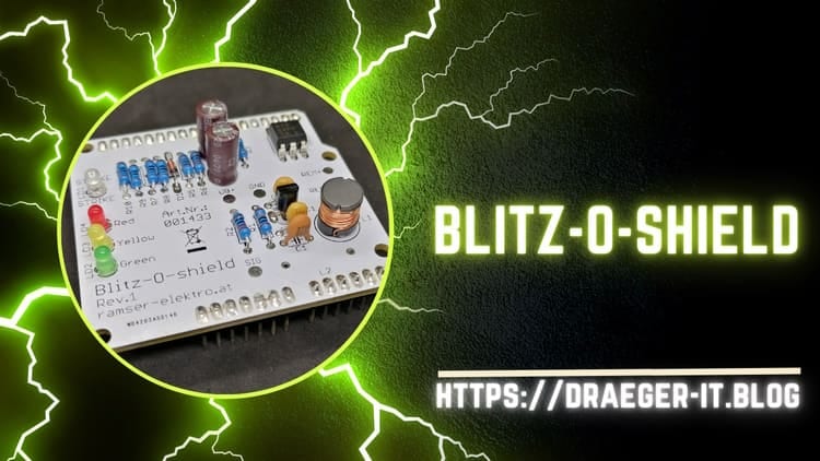 BLITZ-O-SHIELD für den Arduino UNO von Ramser Elektronik