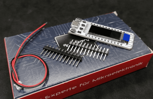 Lieferumfang des ESP8266 von Heltec