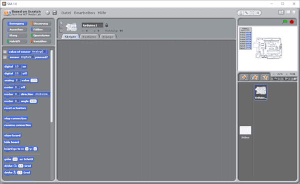 Fenster - Scratch für Arduino