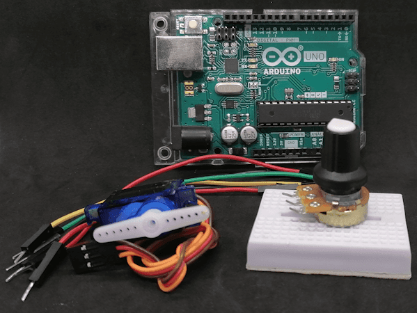 Bauteile zum Aufbau der Schaltung am Arduino UNO R3