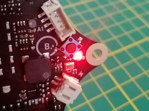 Status LED für das Mikrofon am Calliope Mini 3