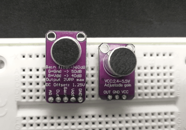 Sound Sensoren MAX9814 & MAX4466