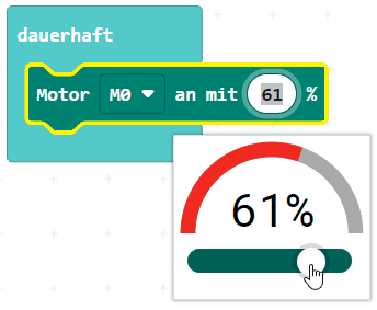 Calliope Mini - MakeCode - Motor vorwärtsfahren