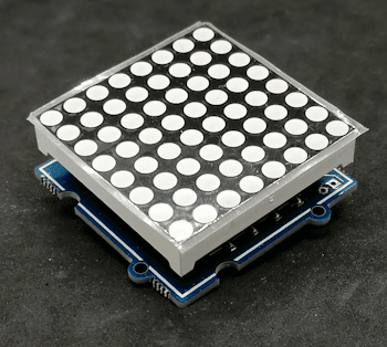 8x8 LED Matrix mit HT16K33 Treiberchip