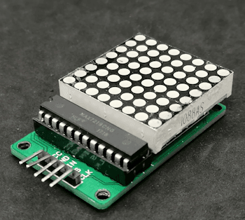 8x8 LED Matrix mit MAX7219 Treiberchip
